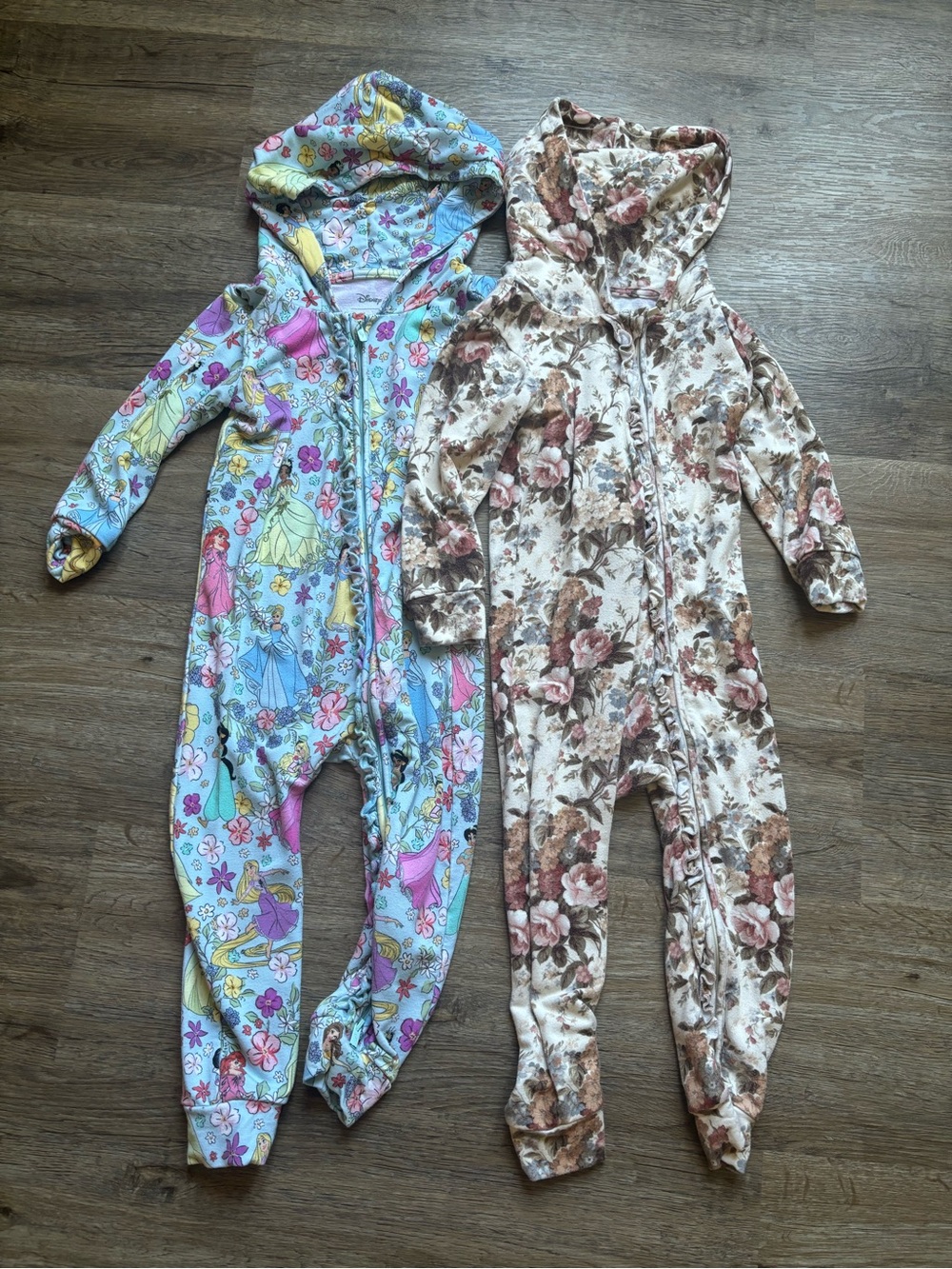 Posh Peanut Disney Princess Hooded Romper Bundle